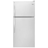 Open Box - Whirlpool 28" 14.3 Cu. Ft. Top Freezer Refrigerator (WRT134TFDM) - Stainless Steel - Scratch & Dent