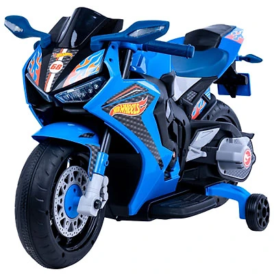 Flybar Hot Wheels 6-Volt Ride-On Motorcycle - Blue