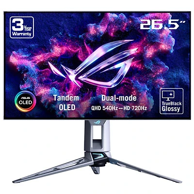 ASUS ROG Swift 27" QHD 540Hz 0.02ms GTG LED Gaming Monitor (PG27AQWP-W)