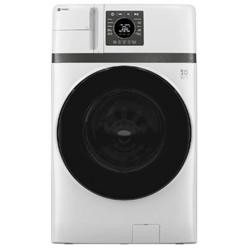 GE Profile 5.3 Cu. Ft. Electric Washer & Dryer Combo (PFQ83HSSWWW) - White