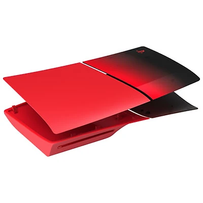 PlayStation 5 Slim Edition Console Cover - Techno Red
