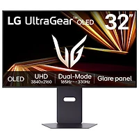 Open Box - LG 32" 4K UHD 165Hz 0.03ms GTG OLED G-Sync FreeSync Gaming Monitor (32GX850A-B) - Black