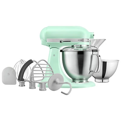 KitchenAid Artisan Tilt-Head Stand Mixer w/ Accessory Pack -5Qt-325-Watt- Spearmint - Colour of the Year - Exclusive Retail Partner