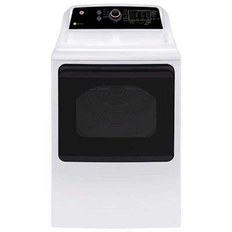 GE 7.4 Cu. Ft. Electric Dryer (GTD69EBPYWR) - White/Rose Gold