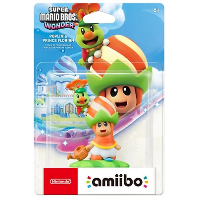 amiibo Super Mario Bros. Wonder Poplin & Prince Florian