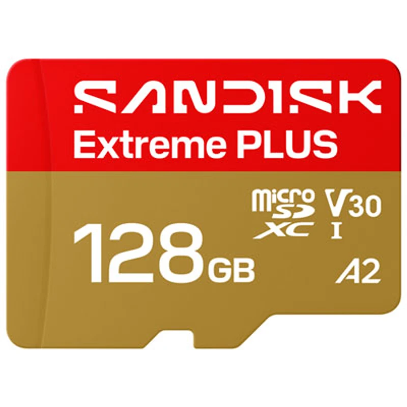 SanDisk Extreme Plus 128GB 250MB/s microSD UHS-I Memory Card