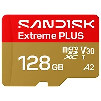 SanDisk Extreme Plus 128GB 250MB/s microSD UHS-I Memory Card
