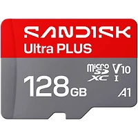 SanDisk Ultra Plus 128GB 200MB/s UHS-I microSD Memory Card