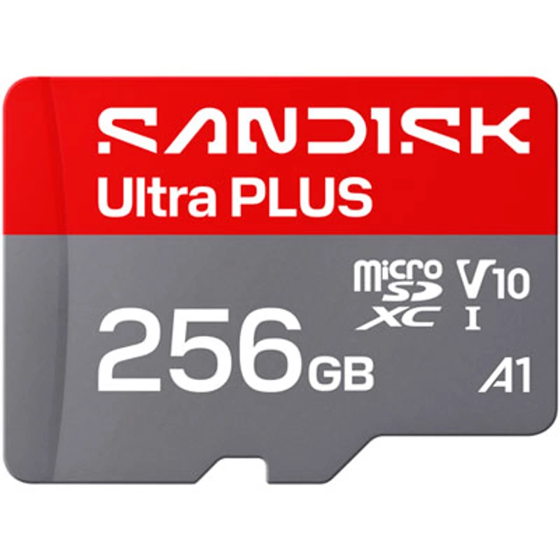 SanDisk Ultra Plus 256GB 200MB/s UHS-I microSD Memory Card