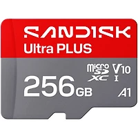 SanDisk Ultra Plus 256GB 200MB/s UHS-I microSD Memory Card