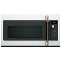 Open Box - Café Over-The-Range Convection Microwave with Air Fryer - 1.7 Cu. Ft. - Matte White - Scratch & Dent