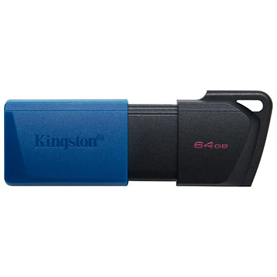 Kingston DataTraveler Exodia M 64GB USB 3.2 Flash Drive - Blue/Black