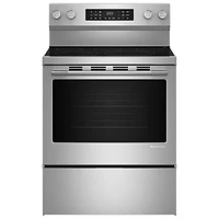 KitchenAid 30" 5.3 Cu. Ft. Convection Freestanding Electric Range (YKFES330TPS) - Stainless Steel