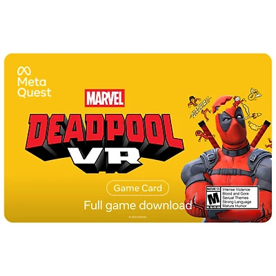 Meta Quest Gift Card - Marvel's Deadpool VR - Digital Download