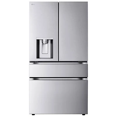 LG 36" 28.6 Cu. Ft. French Door Refrigerator with Water & Ice Dispenser (LF29S9730S) - Stainless Steel