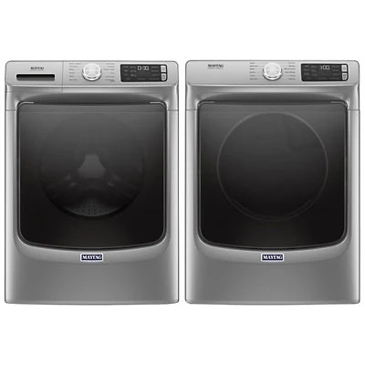 Maytag Cu. Ft. HE Front Load Steam Washer & 7.4 Cu. Ft. Electric Steam Dryer