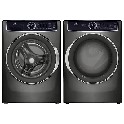 Electrolux 5.2 Cu. Ft. HE Front Load Steam Washer & 8.0 Cu. Ft. Electric Steam Dryer