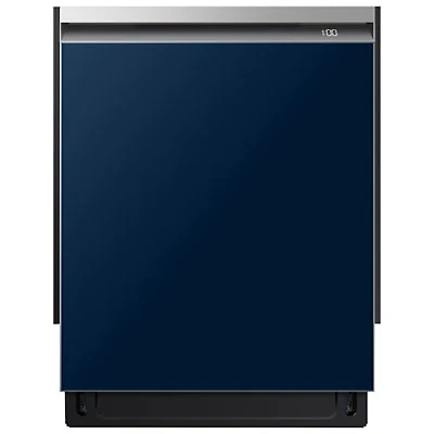 Samsung 24" 42dB Built-In Dishwasher with BESPOKE Dishwasher Door Panel - Navy Steel