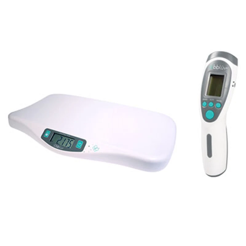 bbluv Monitor Baby Bundle - Termo 4-in-1 Digital Thermometer & Kilo Digital Scale