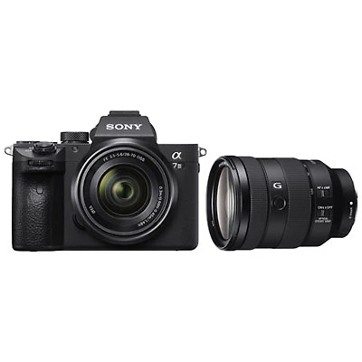 Sony Alpha a7 III Full-Frame Mirrorless Vlogger Camera with 28-70mm OSS & 24-105mm Lens Kit