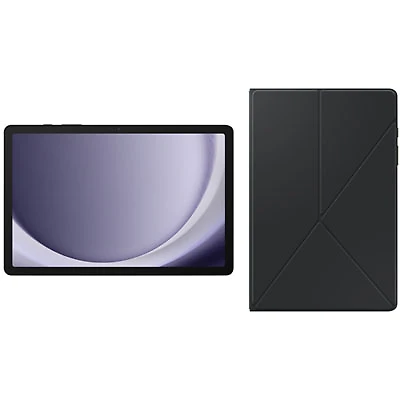 Samsung Galaxy Tab A9+ (Plus) 11" 64GB Android Tablet with Book Cover Case