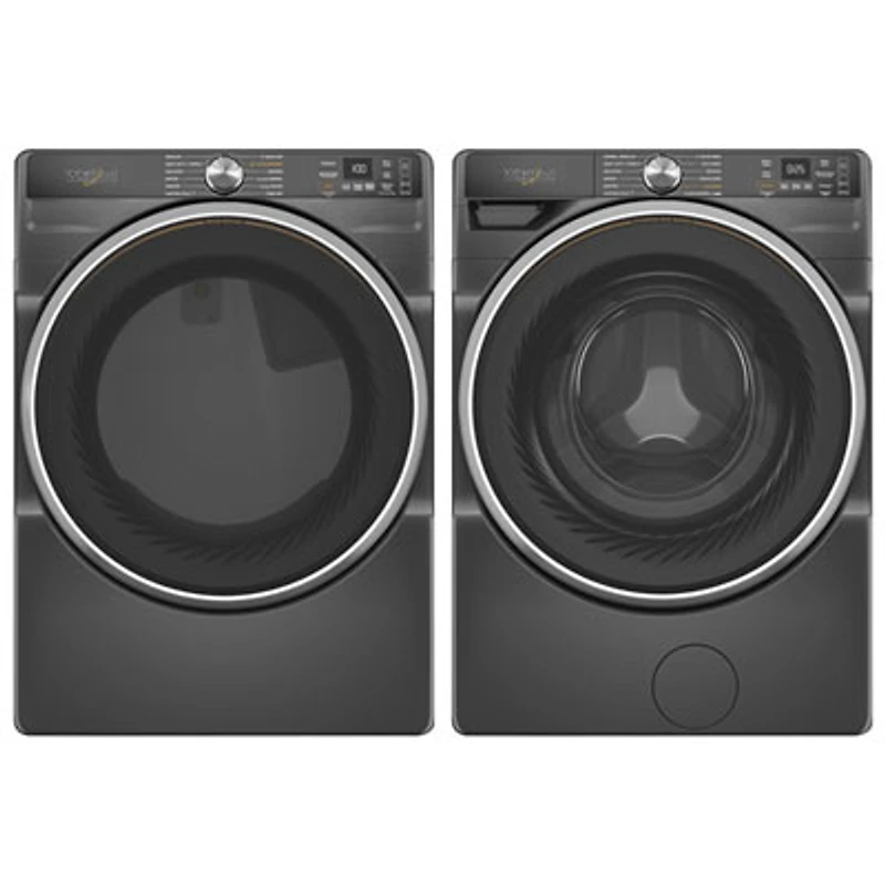 Whirlpool 7.4 Cu. Ft. Gas Steam Dryer & 5.0 Cu. Ft. Front Load Steam Washer