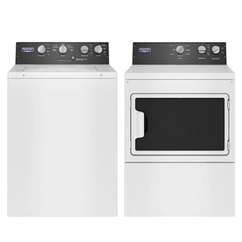 Maytag 4.0 Cu. Ft. High Efficiency Top Load Washer & 7.4 Cu. Ft. Electric Dryer - White