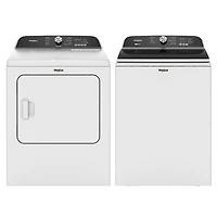 Whirlpool 6.1 Cu. Ft. 2-in-1 High Efficiency Top Load Washer & 7.0 Cu. Ft. Electric Dryer