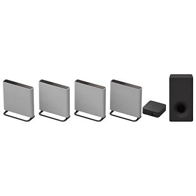Sony BRAVIA Theatre Quad Sound System with 16 Total Speakers, Dolby Atmos & SA-SW3 200-Watt Subwoofer