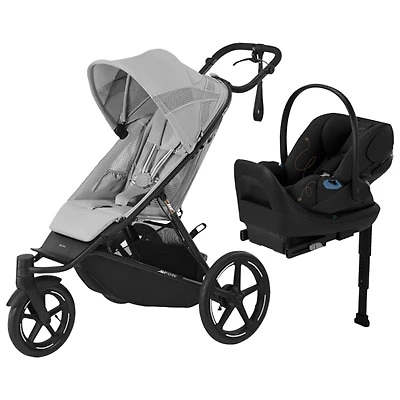 Cybex AVI Spin Jogging Stroller with Cloud G Rear-Facing Infant Car Seat