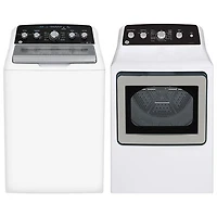 GE 4.9 Cu. Ft. Top Load Washer & 7.2 Cu. Ft. Electric Dryer
