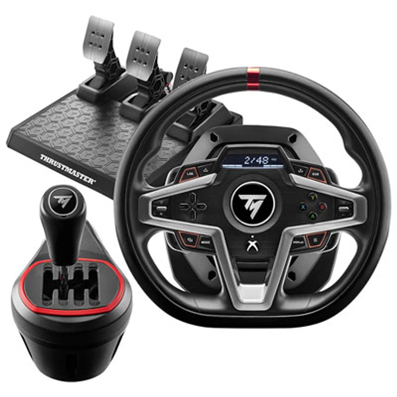 Thrustmaster T248P Racing Wheel & Magnetic Pedal Set with TH8S Gearbox Shifter