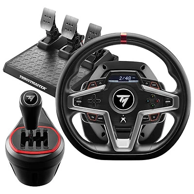 Thrustmaster T248P Racing Wheel & Magnetic Pedal Set with TH8S Gearbox Shifter