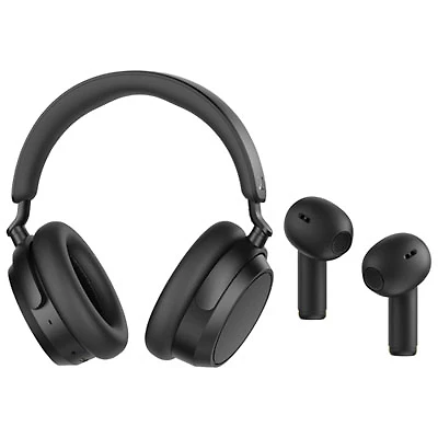 Sennheiser ACCENTUM Plus Over-Ear Noise Cancelling Bluetooth Headphones & ACCENTUM Open In-Ear True Wireless Earbuds