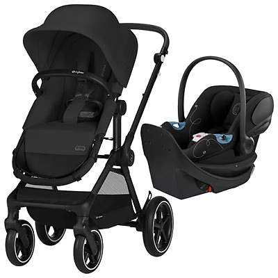 Cybex EOS Lux Convertible Stroller with Aton G Swivel Rear - Facing Infant Car Seat