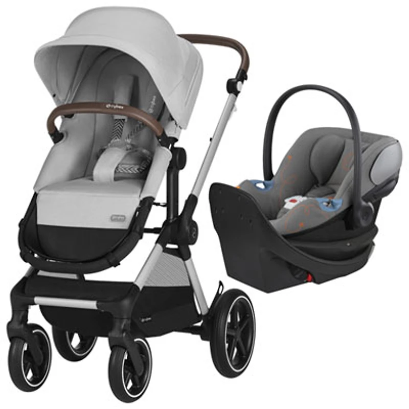 Cybex EOS Lux Convertible Stroller with Aton G Swivel Rear - Facing Infant Car Seat