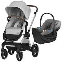Cybex EOS Lux Convertible Stroller with Aton G Swivel Rear - Facing Infant Car Seat