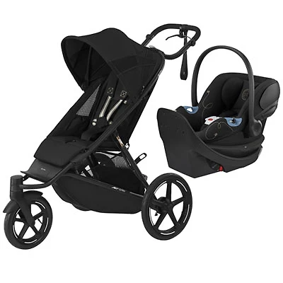 Cybex AVI Spin Jogging Stroller with Aton G Swivel Rear - Facing Infant Car Seat