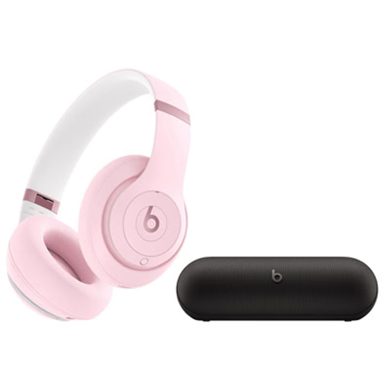 Beats By Dr. Dre Studio Pro Over-Ear Noise Cancelling Headphones & Pill Bluetooth Wireless Speaker