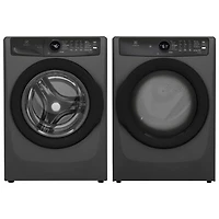 Electrolux 5.2 Cu. Ft. High Efficiency Steam Washer & 8.0 Cu. Ft. Electric Steam Dryer - Titanium