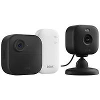 Blink Outdoor 4 Wire-Free 1080p Full HD IP Security Camera System w/ Sync Module Core & Mini 2 1080p HD IP Camera