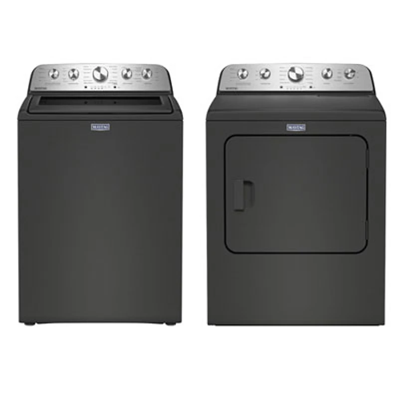 Maytag Cu. Ft. High Efficiency Top Load Washer & Pet Pro 7.0 Cu. Ft. Electric Steam Dryer