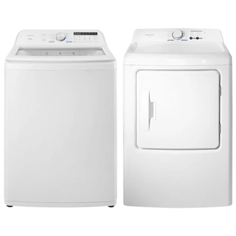 Insignia 4.7 Cu. Ft. High Efficiency Top Load Washer & Electric Dryer