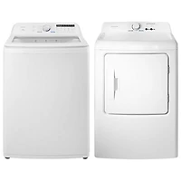 Insignia 4.7 Cu. Ft. High Efficiency Top Load Washer & Electric Dryer