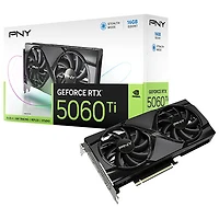 PNY GeForce RTX5060 Ti OC Dual-Fan16GB GDDR7 Video Card with 850-Watt ATX Modular Power Supply