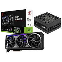 ASUS ROG Astral GeForce RTX 5090 OC Edition 32GB Video Card with 1000-Watt ATX Fully Modular Power Supply