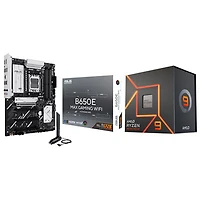AMD Ryzen 9 7950X 16-Core 4.5GHz AM5 Processor with ASUS B650E MAX Gaming Wi-Fi AMD AM5 DDR5 Motherboard