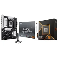 AMD Ryzen 9 9950X 16-Core 5.7GHz AM5 Processor with ASUS B650E MAX Gaming Wi-Fi AMD AM5 DDR5 Motherboard