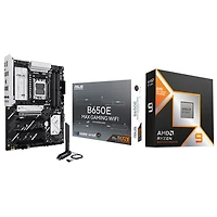 AMD Ryzen 9 9900X3D 12-Core AM5 Processor with ASUS B650E MAX Gaming Wi-Fi AMD AM5 DDR5 Motherboard