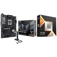 AMD Ryzen 9 9950X3D 16-Core 5.7GHz AM5 Processor with ASUS TUF GAMING X870-PLUS Wi-Fi 7 ATX AM5 Motherboard
